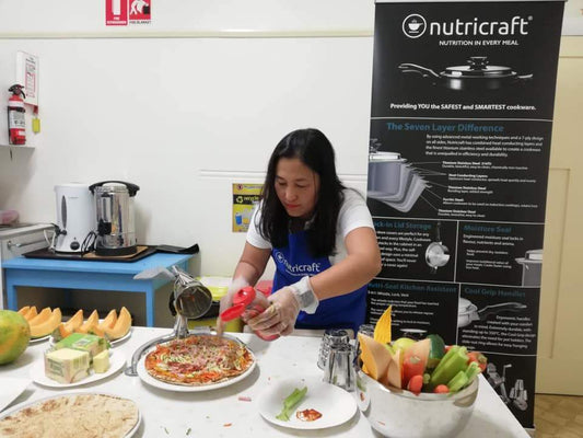 Our Royal Blue apron signifies our mission to serve others.